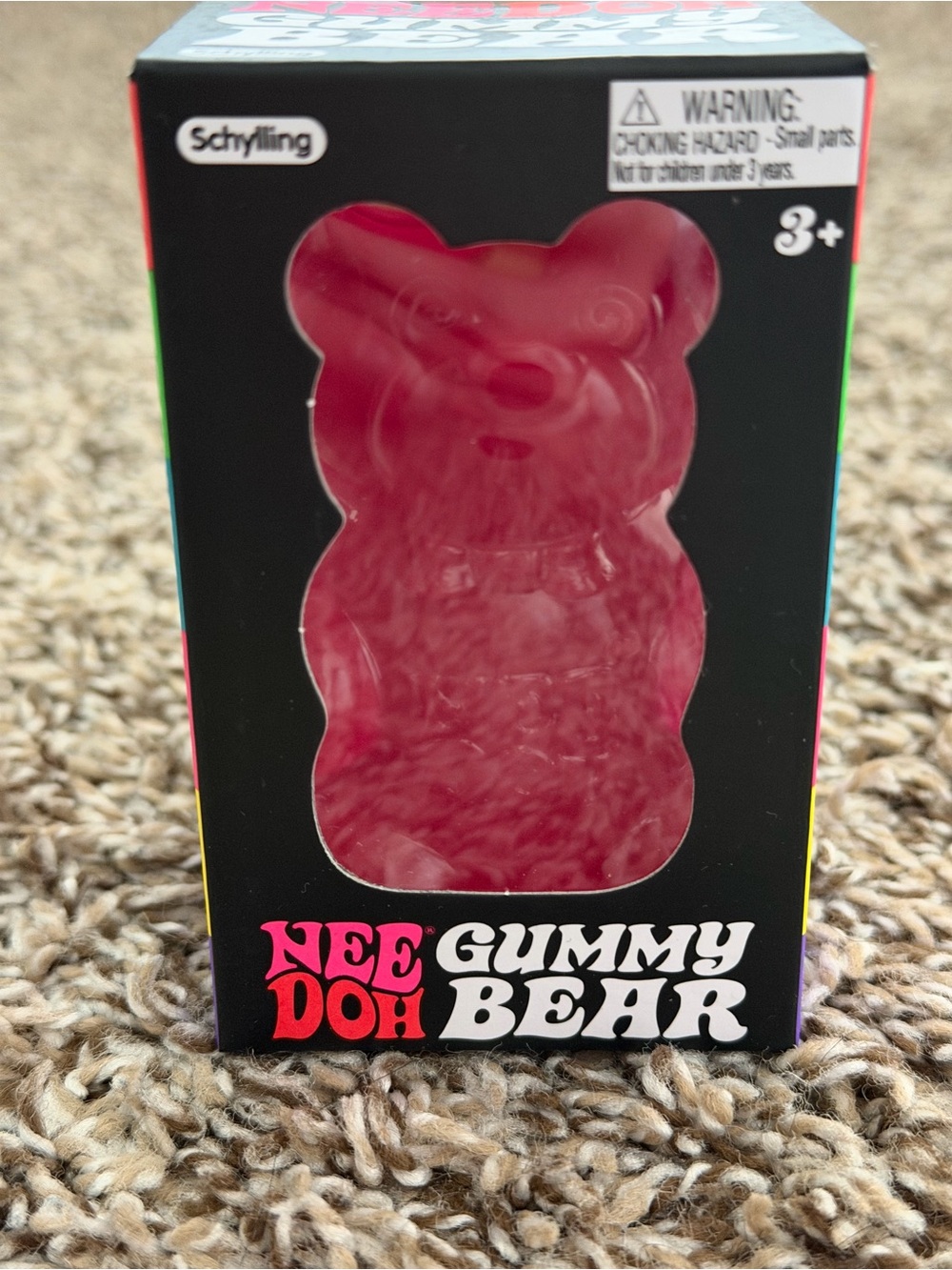 SALE‼️ Schylling NeeDoh Gummy Bear Pink - Picture 2 of 7
